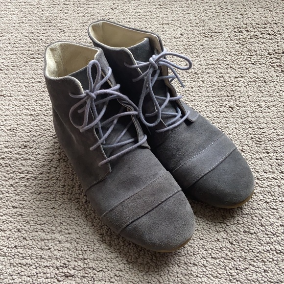 Shoe the Bear boots - grey suede size 10 / 41 - Picture 1 of 10